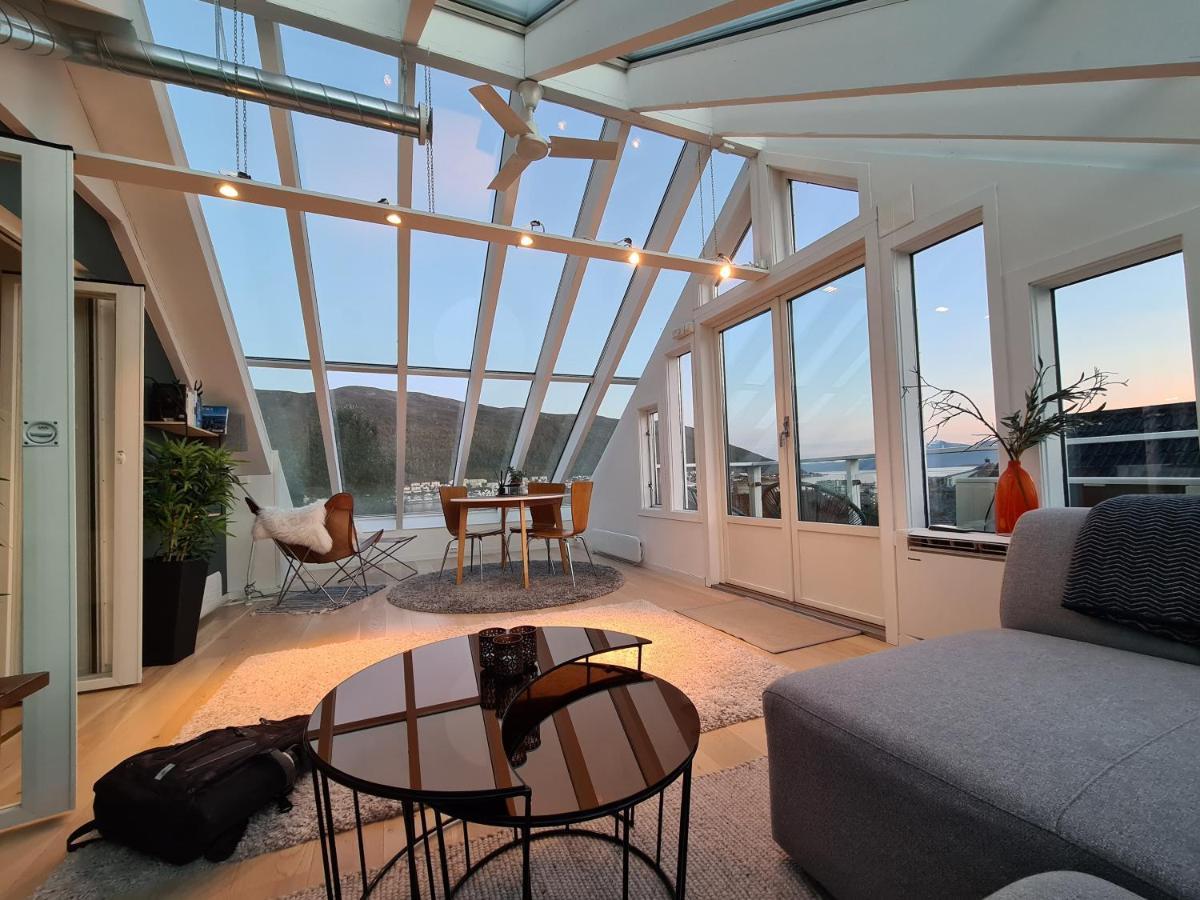 Glass Roof Private Loft In Тромсе Екстер'єр фото
