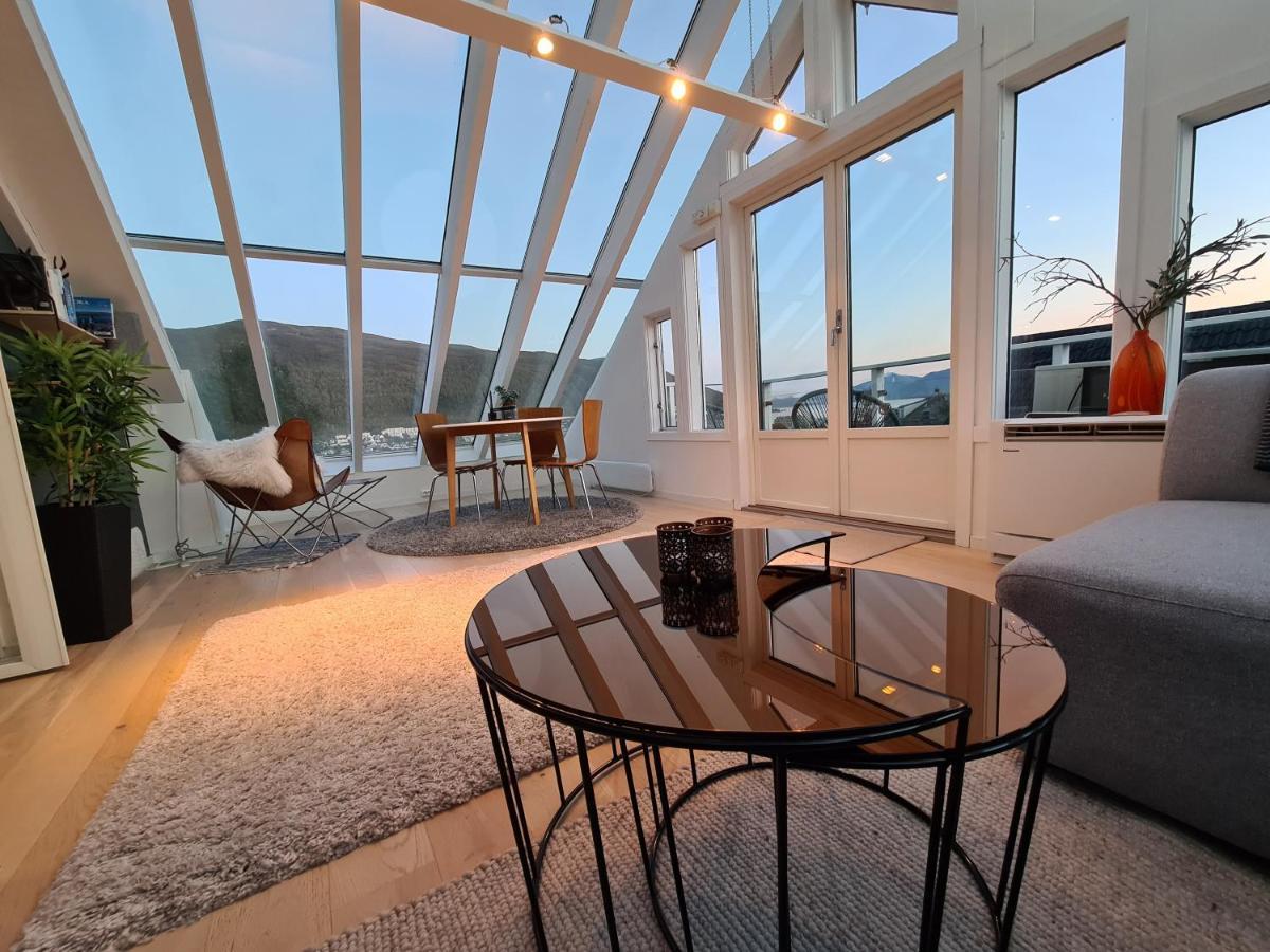 Glass Roof Private Loft In Тромсе Екстер'єр фото