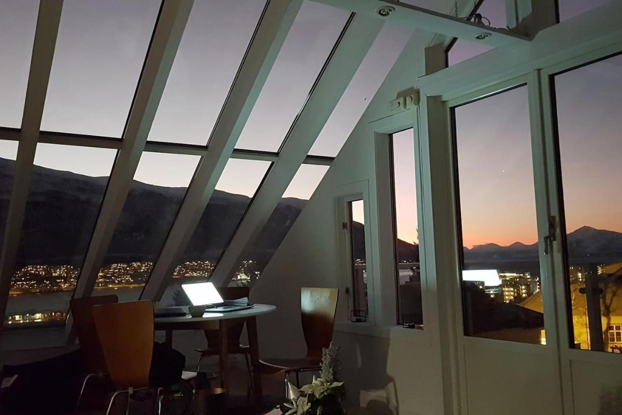 Glass Roof Private Loft In Тромсе Екстер'єр фото